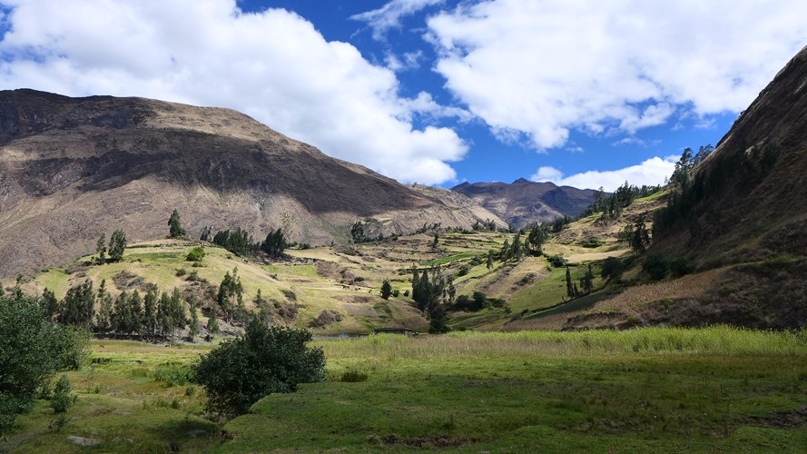 Paysage de la campagne du centre Pérou