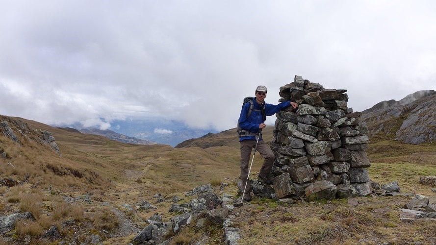 Un apacheta (cairn Inca)