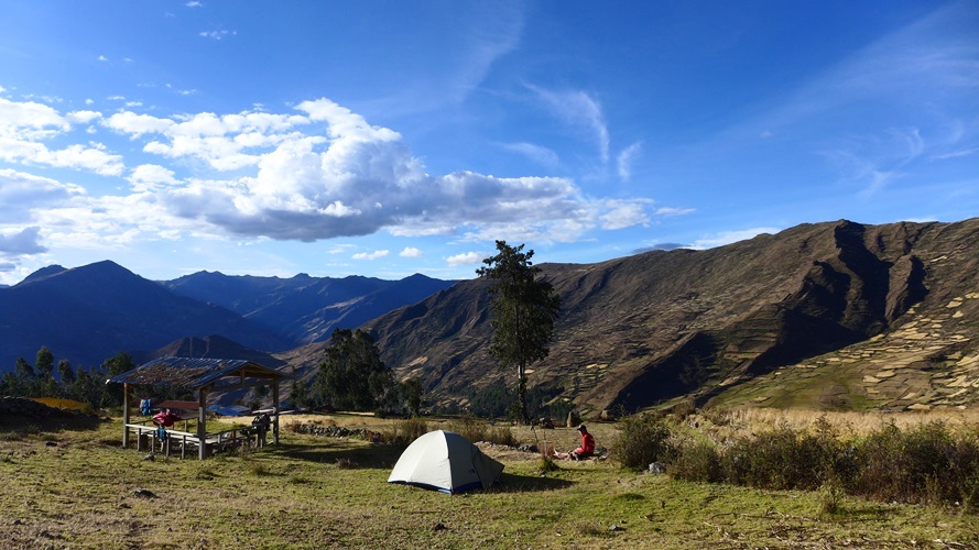 Panorama du bivouac