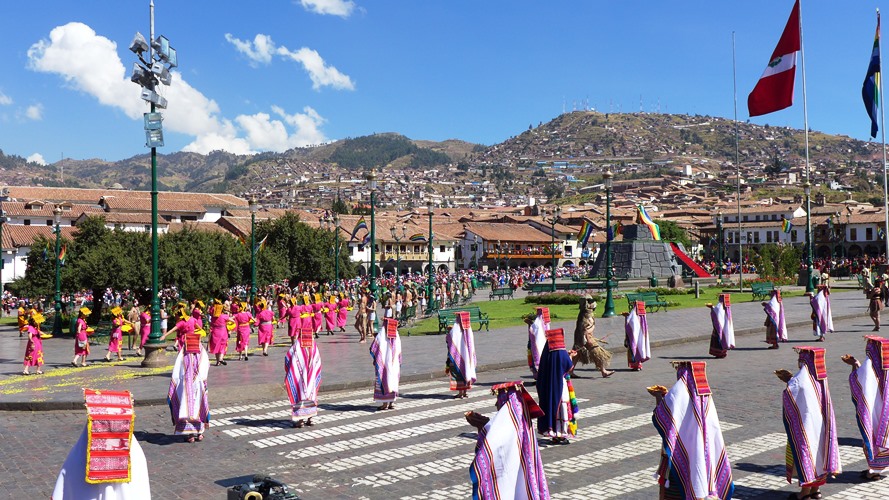 Inti Raymi à la Plaza de Armas