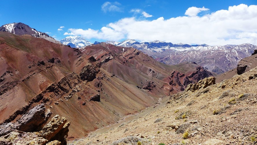 Panorama sur l'Aconcagua