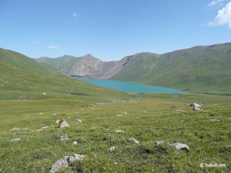 Trek dans les montagnes du lac Köl Ukök
